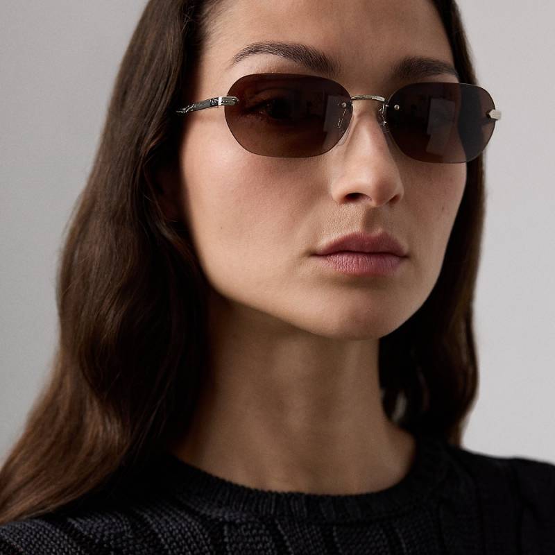 Rechteckige Western-Sonnenbrille Rechteckige Western-Sonnenbrille von Ralph Lauren