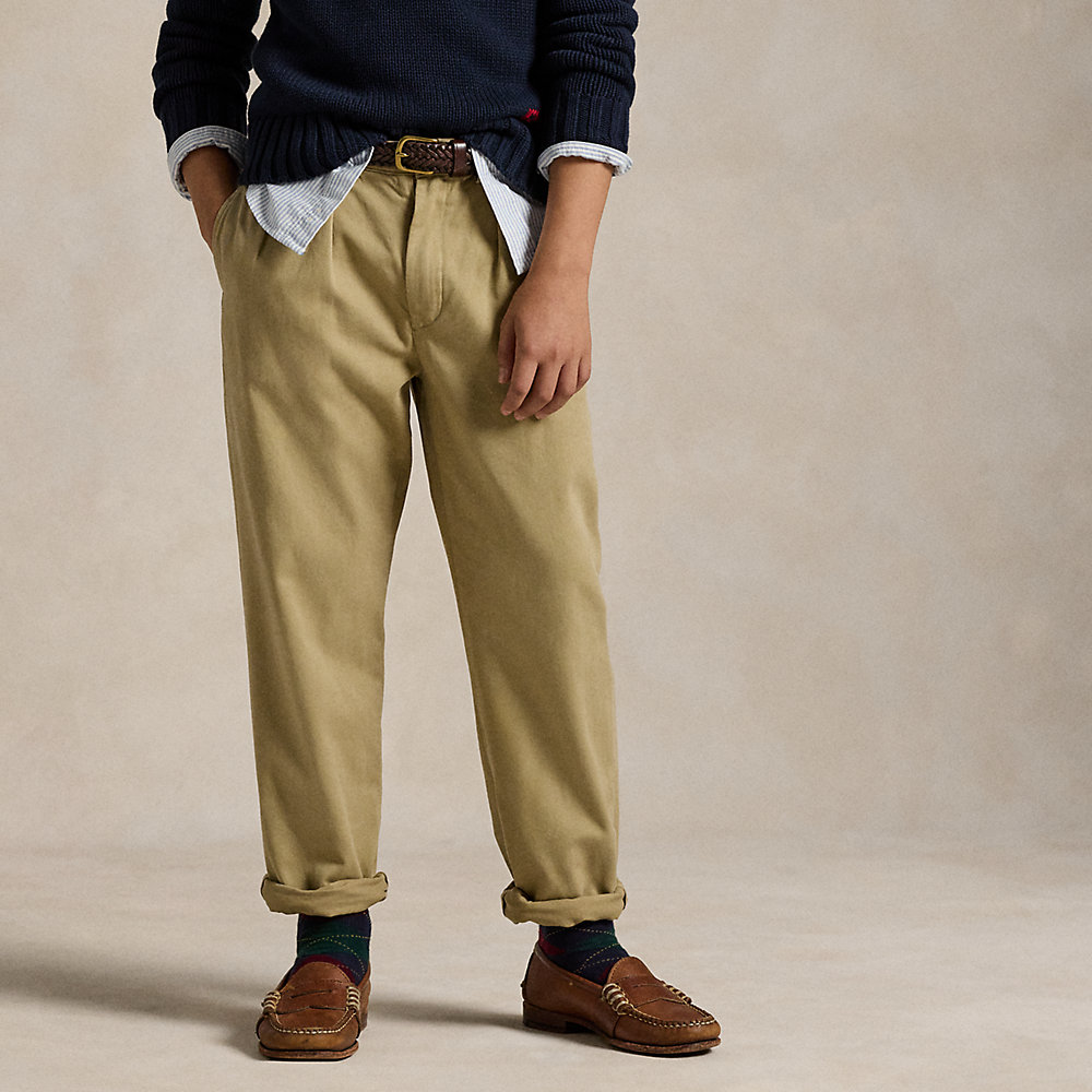 Relaxed-Fit Chinohose Whitman mit Falten von Ralph Lauren