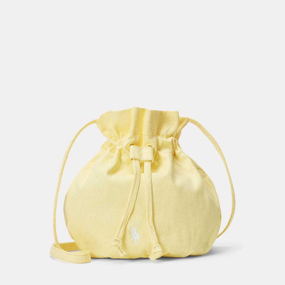 Segeltuch-Beuteltasche mit Big Pony von Ralph Lauren