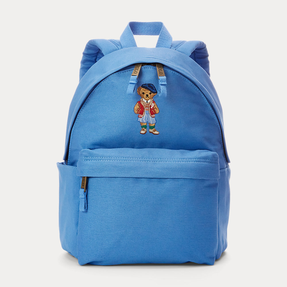 Segeltuch-Rucksack mit Polo Bear von Ralph Lauren