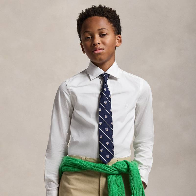 Slim-Fit Anzughemd aus Baumwollstoff von Ralph Lauren