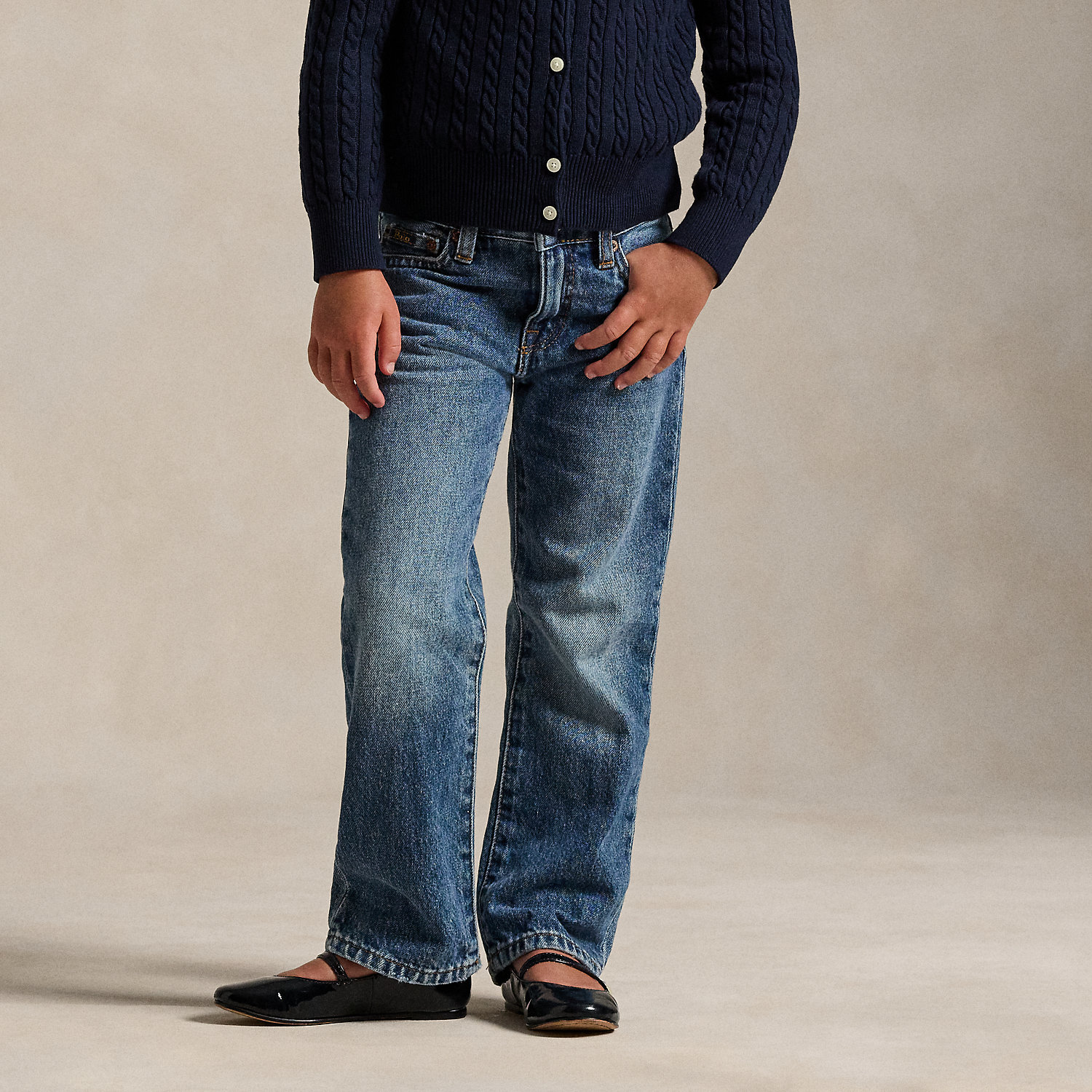 Straight-Fit Jeans mit hoher Leibhöhe von Ralph Lauren