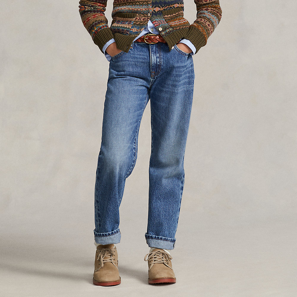 Straight-Fit Jeans mit hoher Leibhöhe von Ralph Lauren