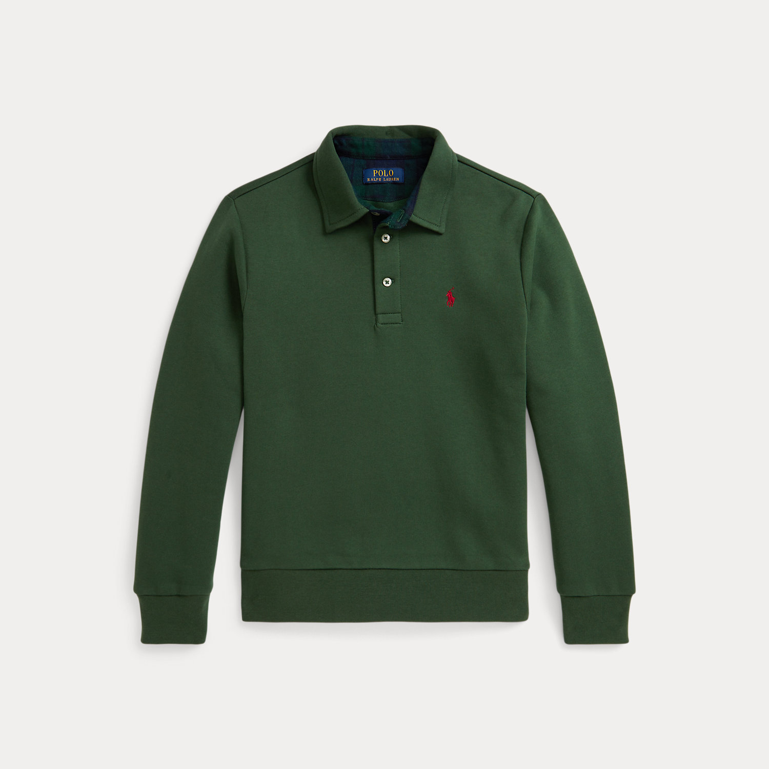 Sweatshirt mit Polokragen und Besatz von Ralph Lauren