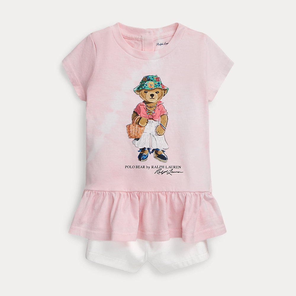 T-Shirt mit Polo Bear und Chinoshorts von Ralph Lauren