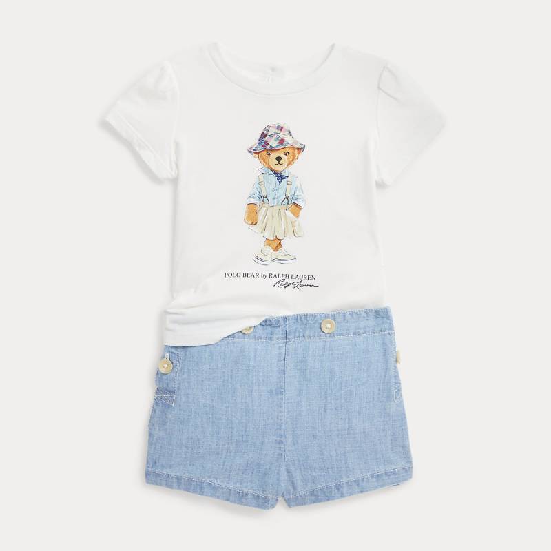 T-Shirt mit Polo Bear und Shorts im Set von Ralph Lauren