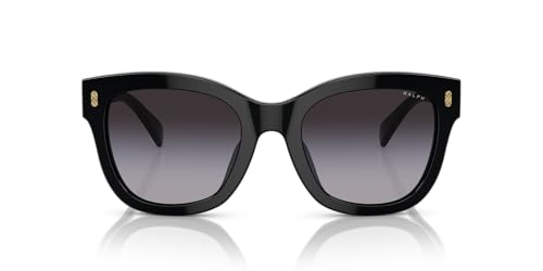 Ralph by Ralph Lauren Damen Ra5301u Universal Fit Sonnenbrille, Glänzendes Schwarz/Grau von Ralph by Ralph Lauren