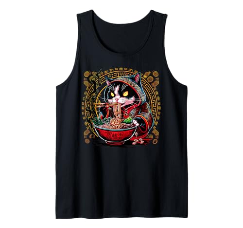 Kinder Ramen Nudeln Katze Ramen Japanische Kinder Kawaii Katzen Tank Top von Ramen Noodle, Cats Ramen Noodles Kawaii Cat Ramen