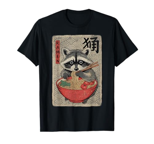 Ramen Waschbär Japanisches Kulturtier für Mädchen und Jungen T-Shirt Ramen Waschbär Japanisches Kulturtier für Mädchen und Jungen T-Shirt von Ramen Raccoon Cultural Fun for All Genders