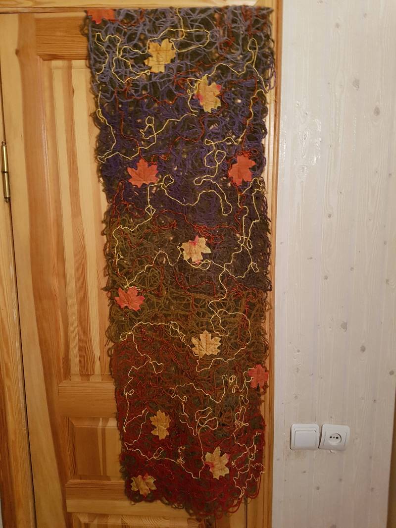 Wolleschal "Blätter Ahorn" Wolleschal "Blätter Ahorn" von Ramicrazywool