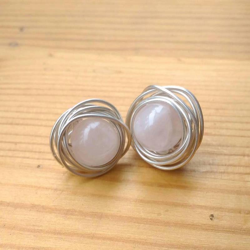 Silber-Schmuck. Pin-Ohrringe. Silber Ohrringe. Rosa Und Quarz Geschenk Für Sie. Damen Ohrringe Mit Steinen Silber-Schmuck. Pin-Ohrringe. Silber Ohrringe. Rosa Und Quarz Geschenk Für Sie. Damen Ohrringe Mit Steinen von RamixBijoux