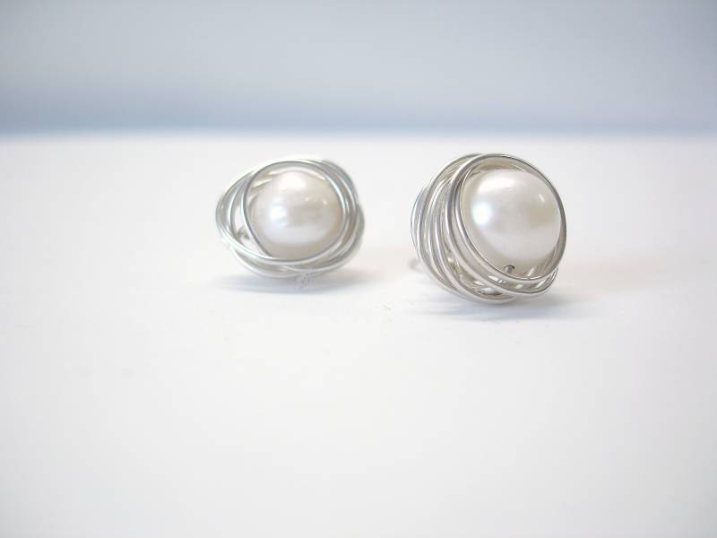 Silber-Schmuck. Pin-Ohrringe. Silber Ohrringe. Süßwasser-Perle-Ohrringe. Geschenk Für Sie. Hochzeitsohrringe Silber-Schmuck. Pin-Ohrringe. Silber Ohrringe. Süßwasser-Perle-Ohrringe. Geschenk Für Sie. Hochzeitsohrringe von RamixBijoux