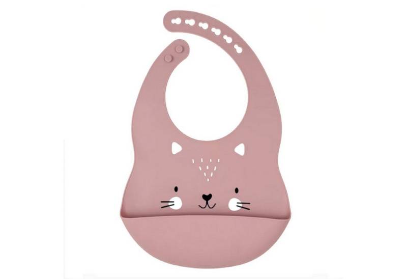 Rammelaartje Lätzchen Silikon-Lätzchen mit Auffangbehälter, verstellbar von Rammelaartje