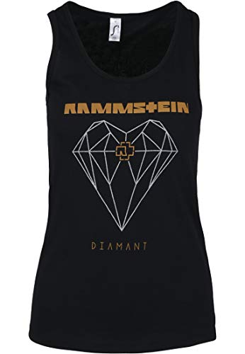 Rammstein Damen RS017-Ladies Diamant Tanktop Top, Schwarz (Black 00007), S von Rammstein