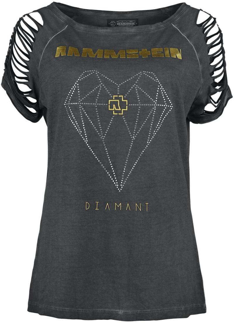 Rammstein Diamant T-Shirt dunkelgrau in 3XL von Rammstein
