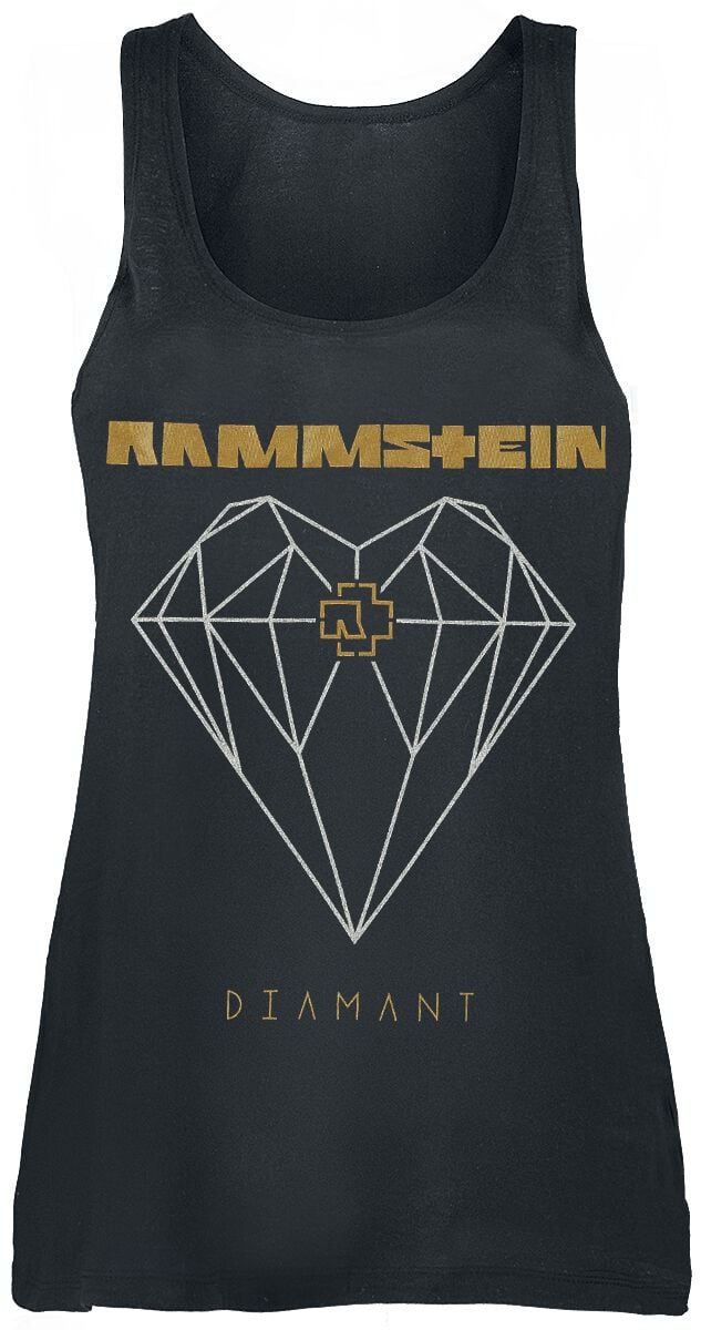 Rammstein Diamant Top schwarz in XL von Rammstein