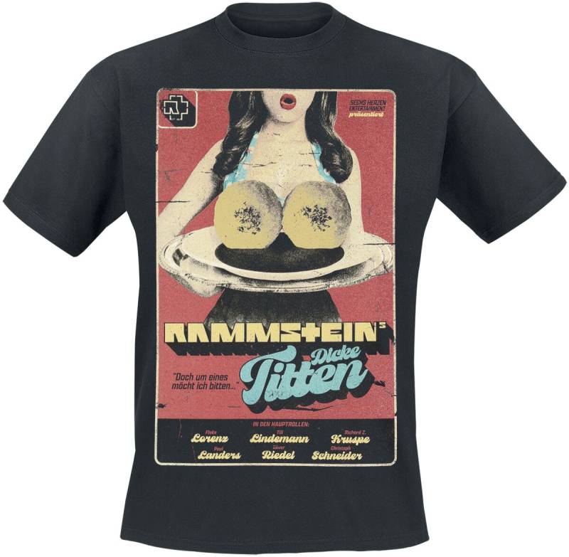 Rammstein Dicke Titten T-Shirt schwarz in XXL von Rammstein