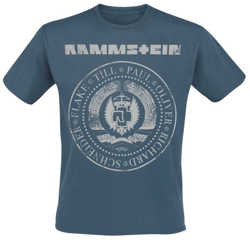 Rammstein Est. 1994 T-Shirt blau in XXL von Rammstein
