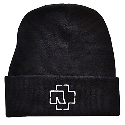 Rammstein Wollmütze schwarz, Offizielles Band Merchandise Beanie von Rammstein