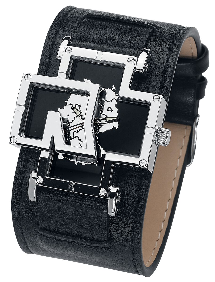 Rammstein Germany Armbanduhren schwarz silberfarben von Rammstein