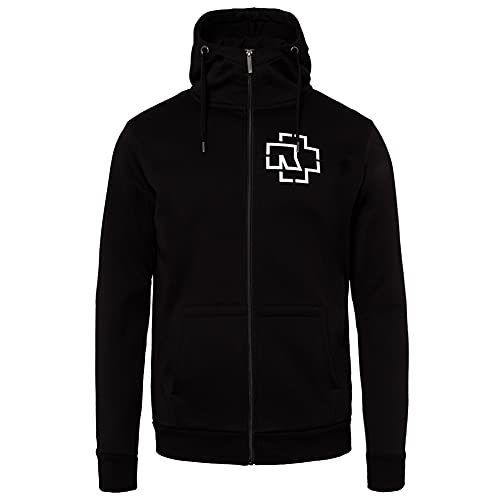 Rammstein Herren Kapuzenjacke Sehnsucht Schneider Offizielles Band Merchandise Fan Zipper schwarz mit mehrfarbigem Front, Back und Seiten Print (L) von Rammstein