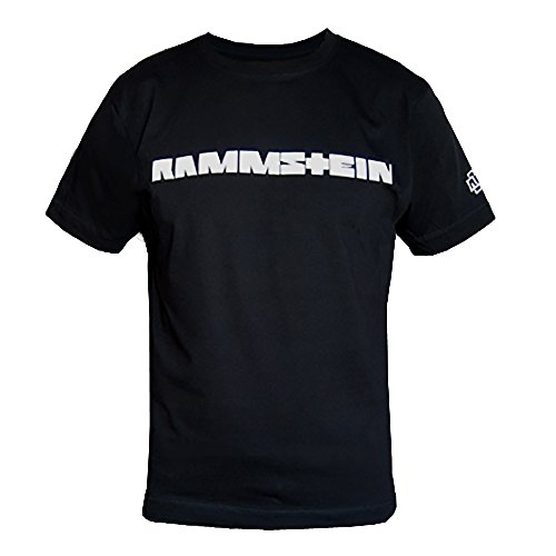 Rammstein Herren T-Shirt Offizielles Band Merchandise Fan Shirt schwarz mit weißem Front und Seiten Print (3XL, Schwarz) von Rammstein