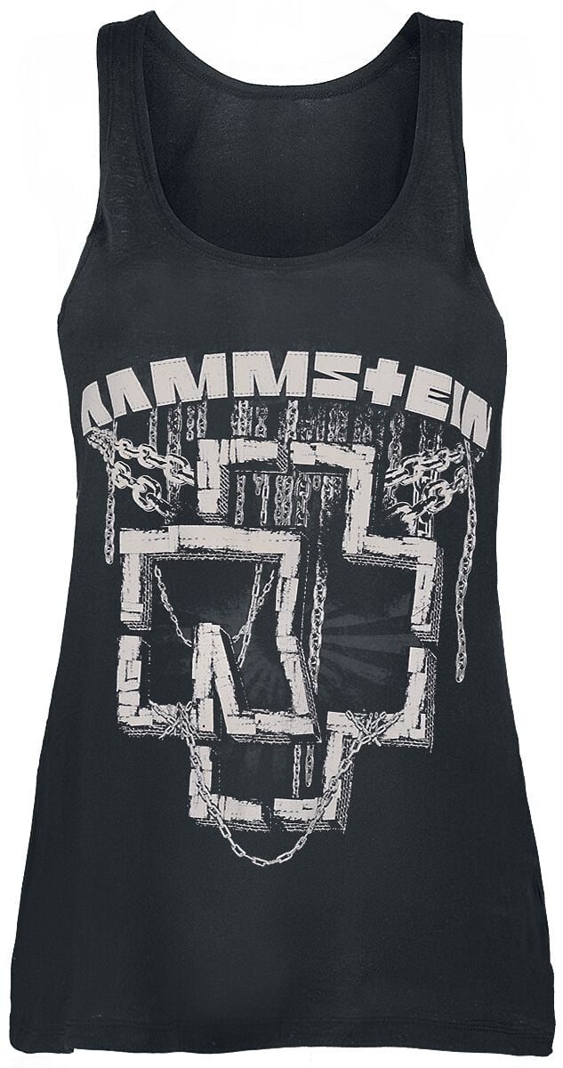 Rammstein In Ketten Top schwarz in L von Rammstein