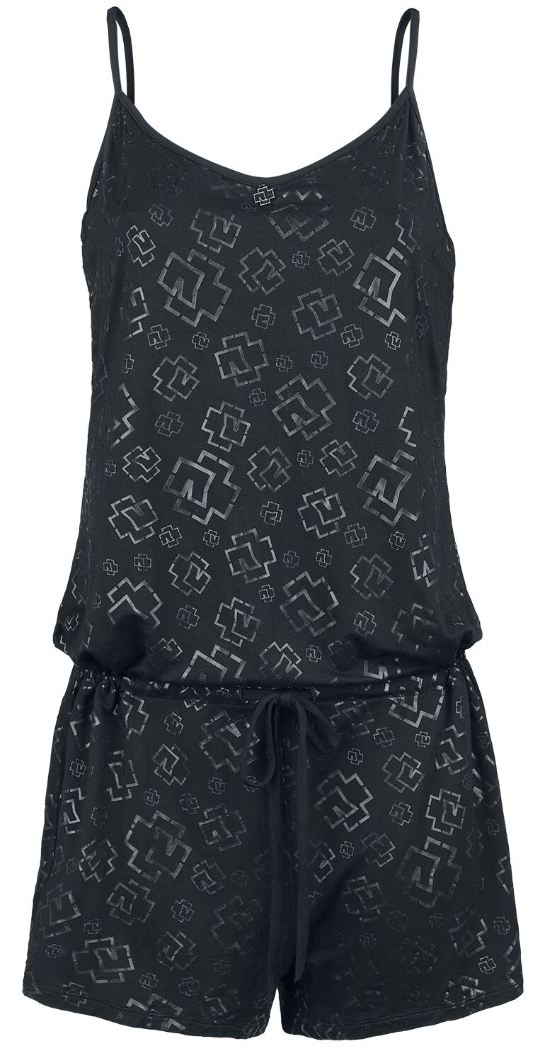 Rammstein Jumpsuit - Logo Jumpsuit - S bis XXL - für Damen - Größe M - schwarz  - Lizenziertes Merchandise! von Rammstein