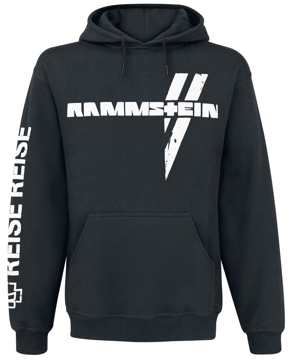 Rammstein Kapuzenpullover - Weißes Kreuz - M bis XXL - für Männer - Größe M - schwarz  - Lizenziertes Merchandise! von Rammstein