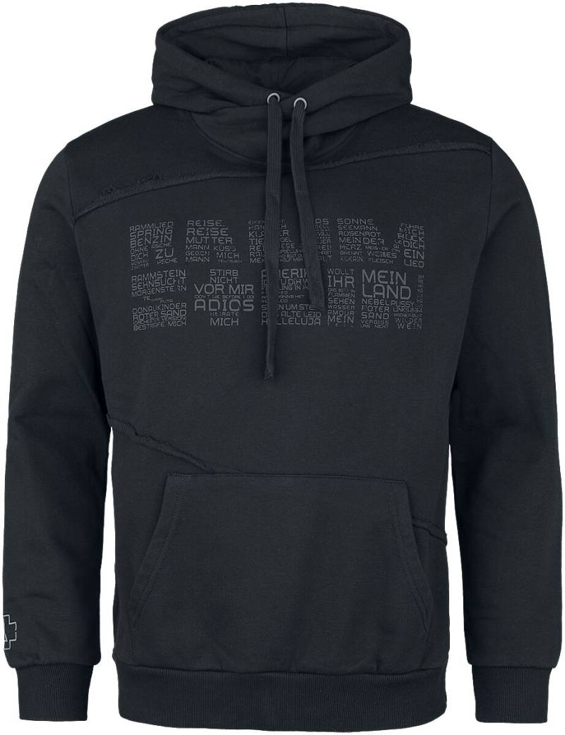 Rammstein Kapuzenpullover - Werk - M bis 3XL - für Männer - Größe XXL - schwarz  - Lizenziertes Merchandise! von Rammstein