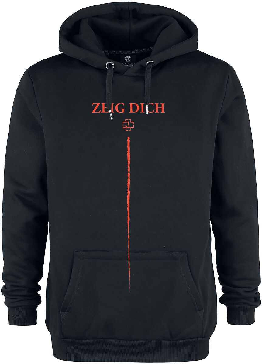 Rammstein Kapuzenpullover - Zeig Dich Logo - S bis 3XL - für Männer - Größe 3XL - schwarz  - Lizenziertes Merchandise! von Rammstein