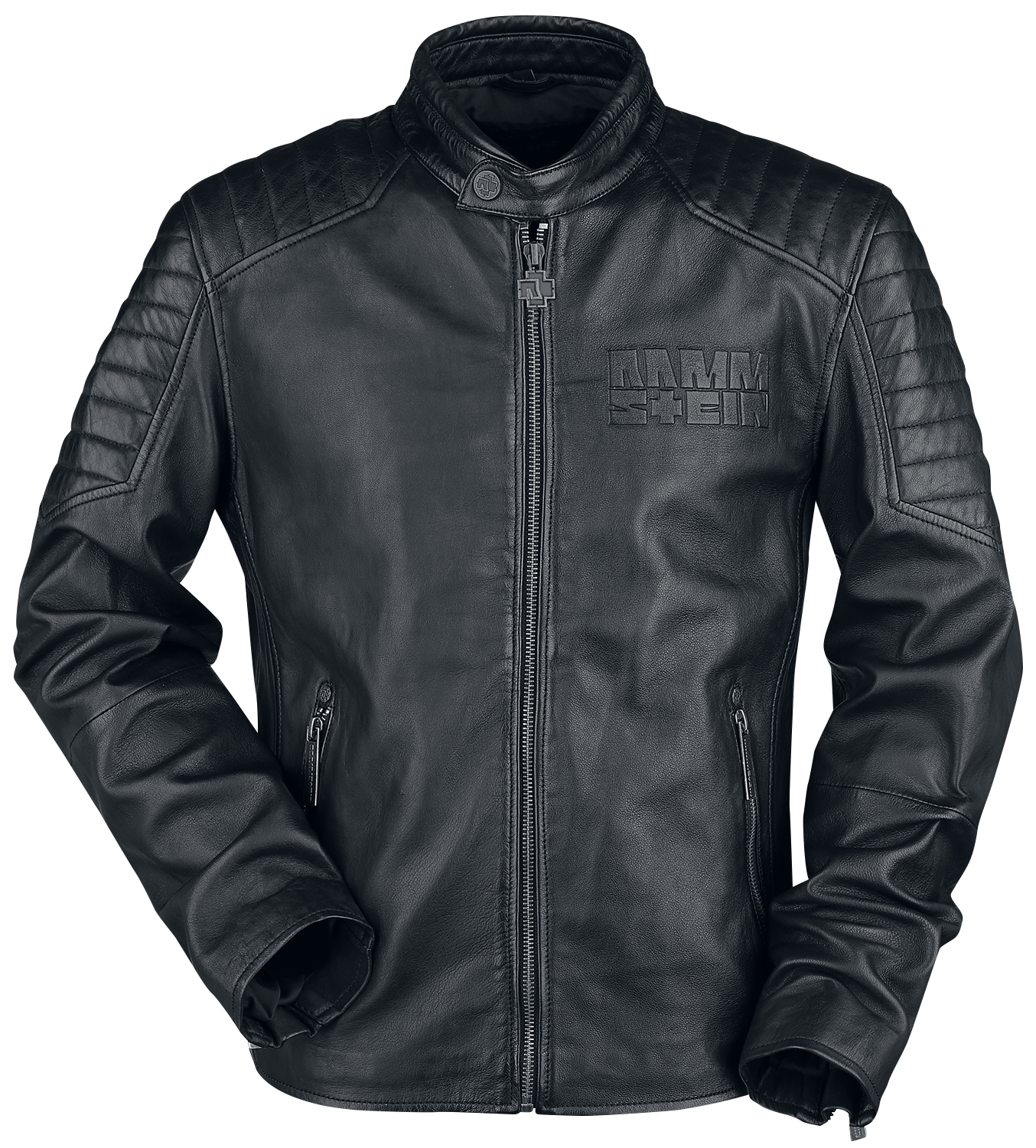 Rammstein Lederjacke - Logo - S bis 5XL - für Männer - Größe 3XL - schwarz  - Lizenziertes Merchandise! von Rammstein