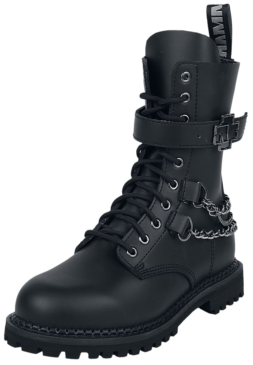 Rammstein Logo Boot schwarz in EU40 von Rammstein