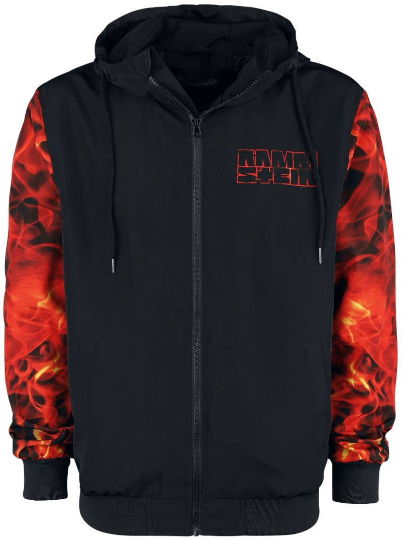Rammstein Logo Windbreaker schwarz rot in 5XL von Rammstein