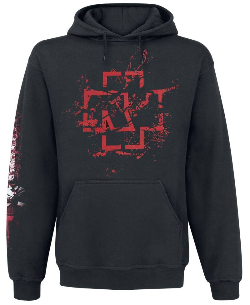 Rammstein Mein Herz Brennt - Spraylogo Kapuzenpullover schwarz in S von Rammstein