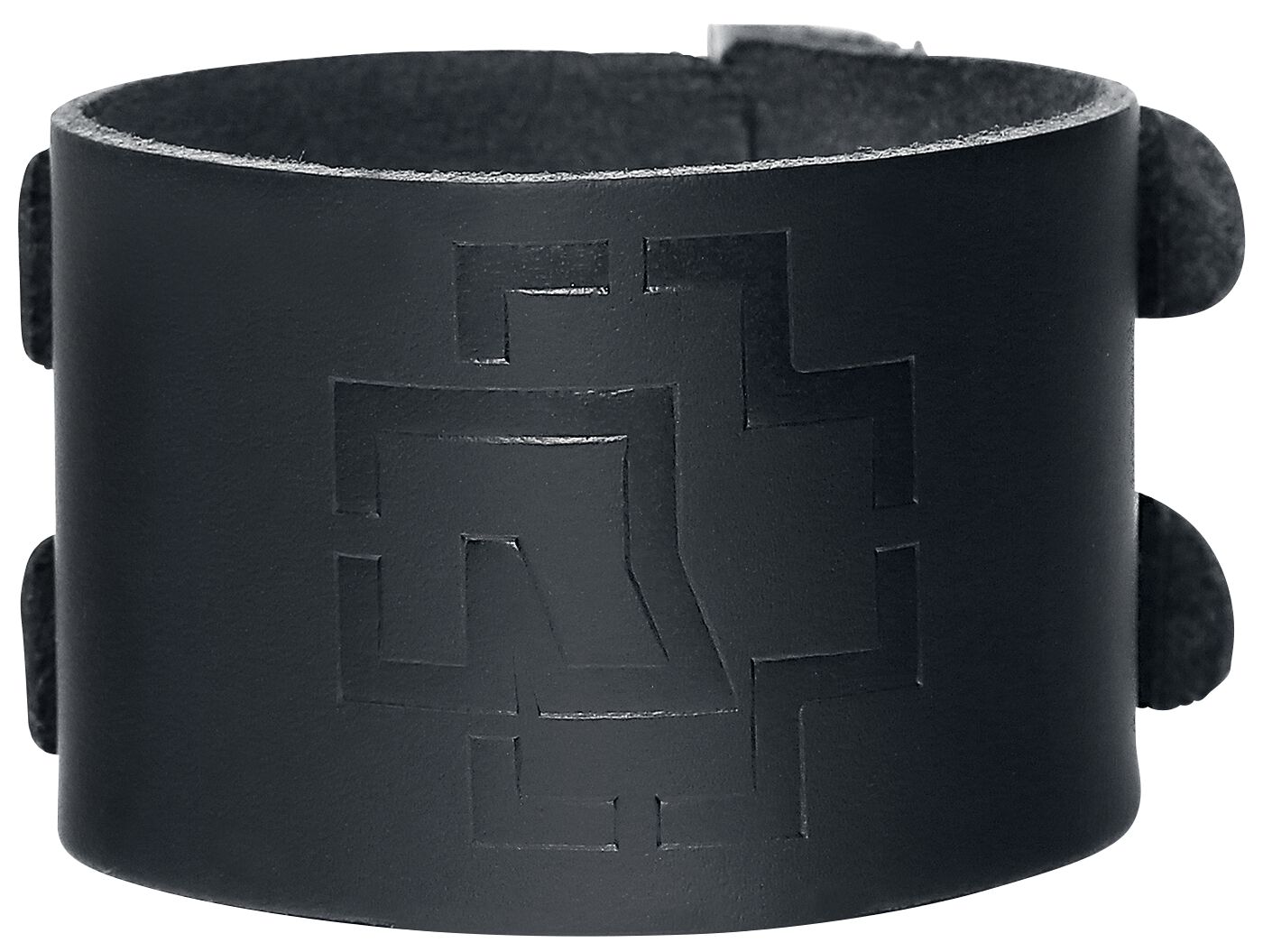 Rammstein Rammstein Logo Armband schwarz Rammstein Rammstein Logo Armband schwarz von Rammstein