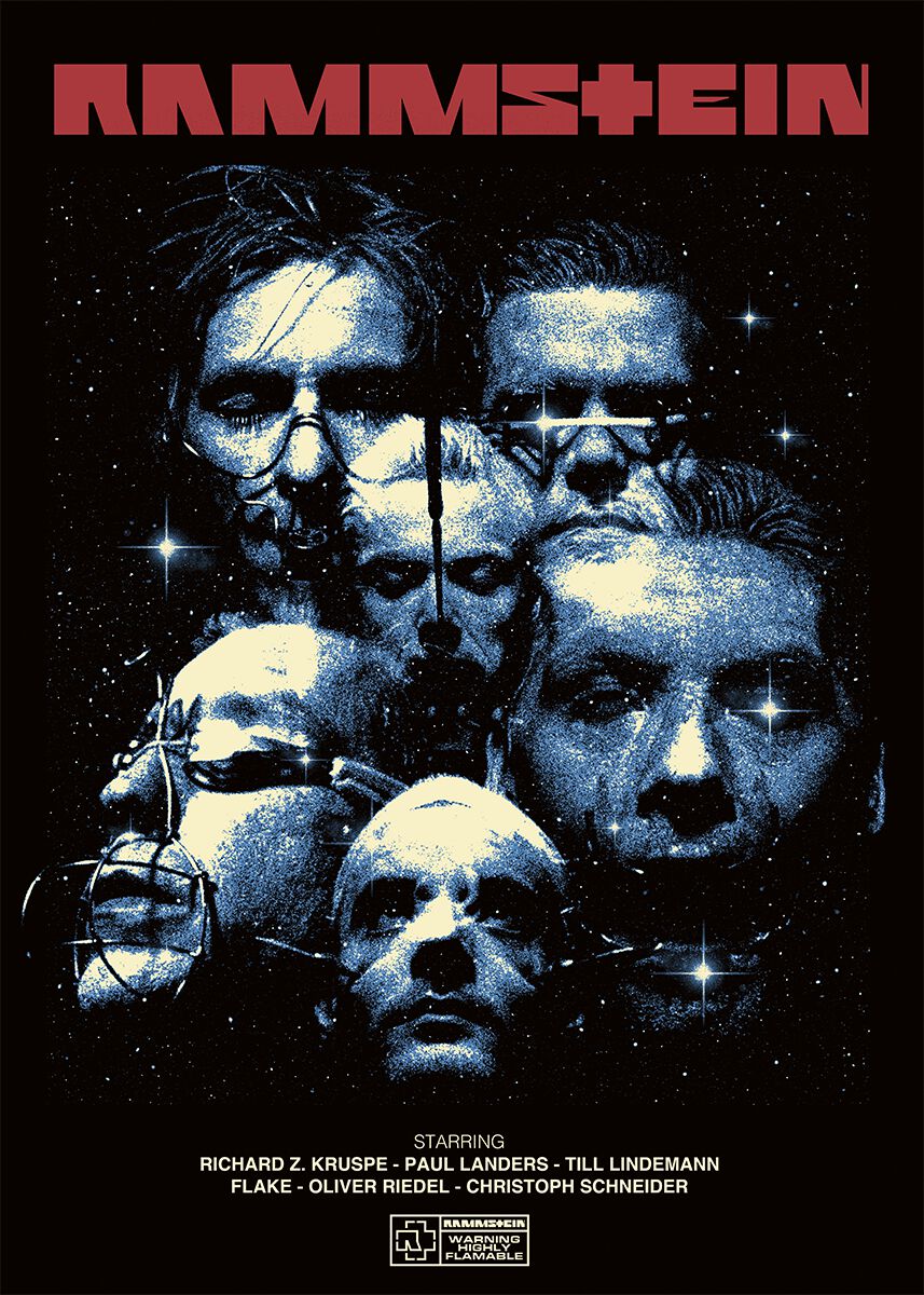 Rammstein Sehnsucht Movie Poster multicolor von Rammstein