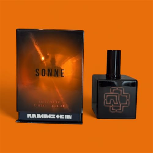 Rammstein Sonne Eau de Parfum, Unisex Duft, Würzig-Holzig, Dunkler Flakon mit Logo, 100 ml von Rammstein