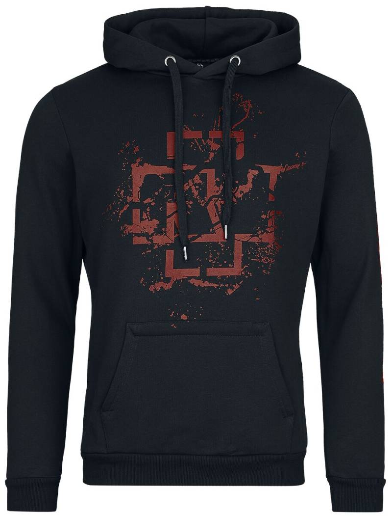 Rammstein Spraylogo 2.0 Kapuzenpullover schwarz in XL von Rammstein