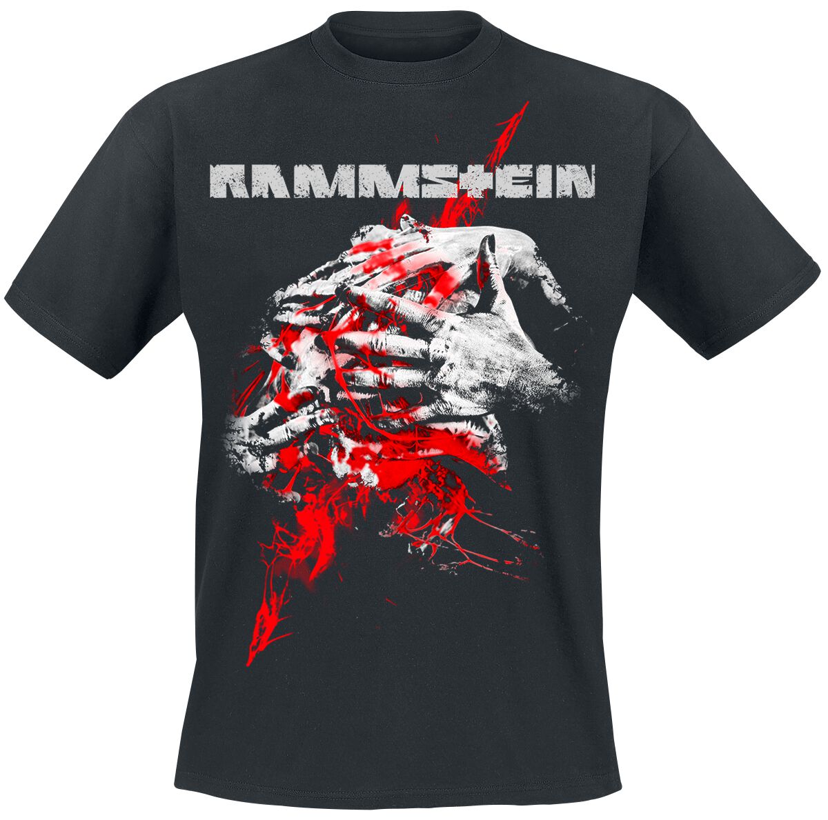 Rammstein T-Shirt - Angst - 4XL bis 5XL - für Männer - Größe 4XL - schwarz  - Lizenziertes Merchandise! von Rammstein