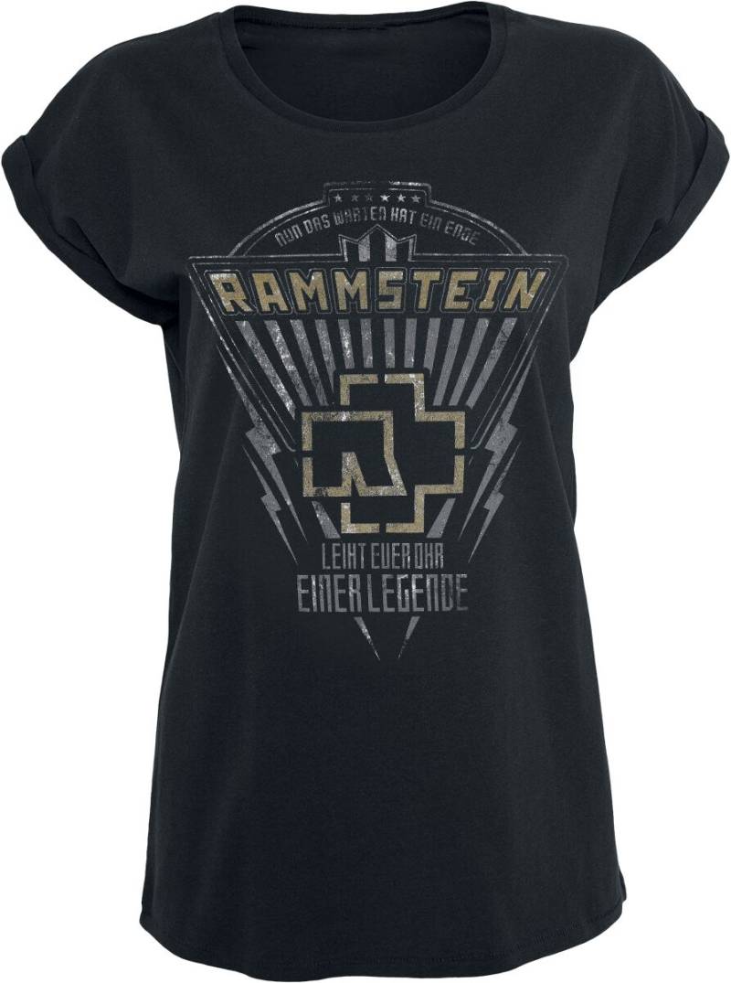 Rammstein T-Shirt - Legende - S bis 3XL - für Damen - Größe S - schwarz  - Lizenziertes Merchandise! von Rammstein