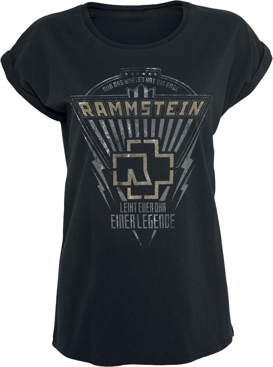 Rammstein T-Shirt - Legende - S bis 3XL - für Damen - Größe XXL - schwarz  - Lizenziertes Merchandise! von Rammstein