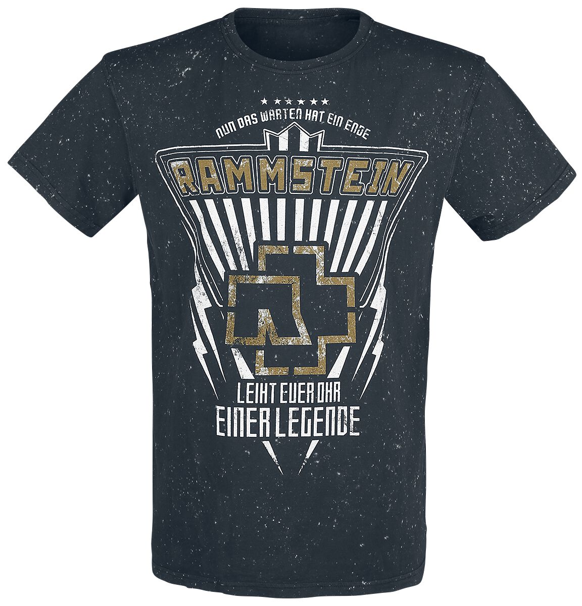 Rammstein T-Shirt - Legende - S bis 4XL - für Männer - Größe 4XL - schwarz  - Lizenziertes Merchandise! von Rammstein