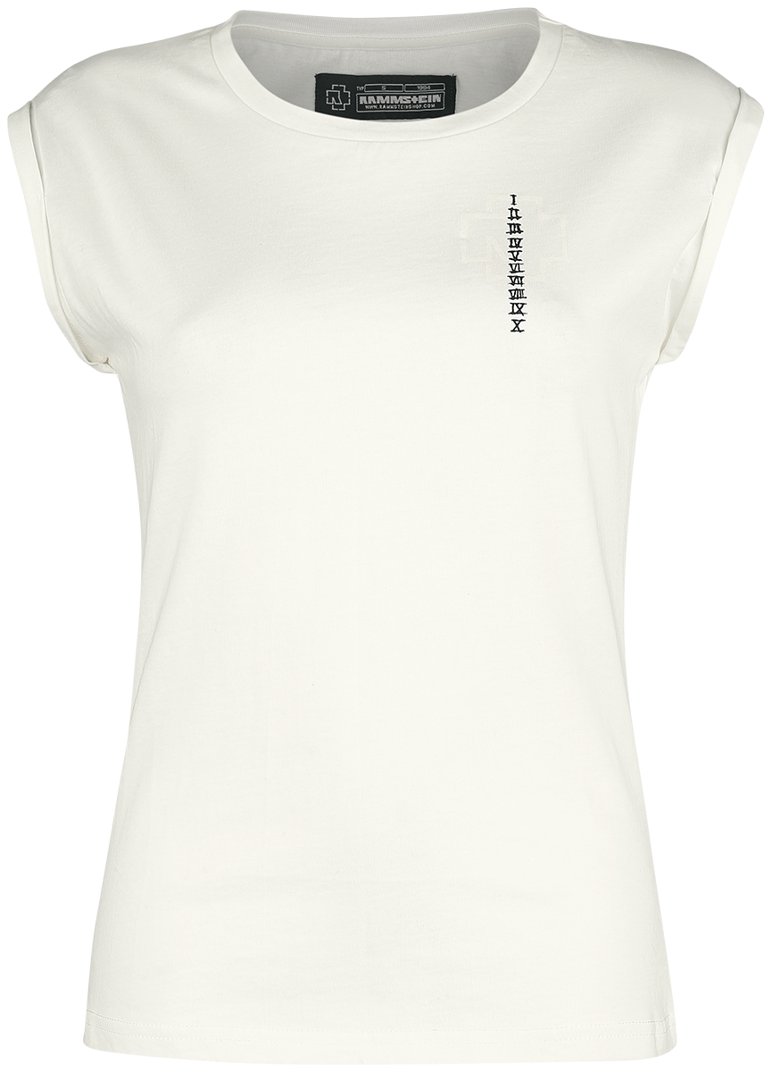 Rammstein T-Shirt - Sonne - S bis XXL - für Damen - Größe XXL - weiß - Lizenziertes Merchandise! Rammstein T-Shirt - Sonne - S bis XXL - für Damen - Größe XXL - weiß - Lizenziertes Merchandise! von Rammstein