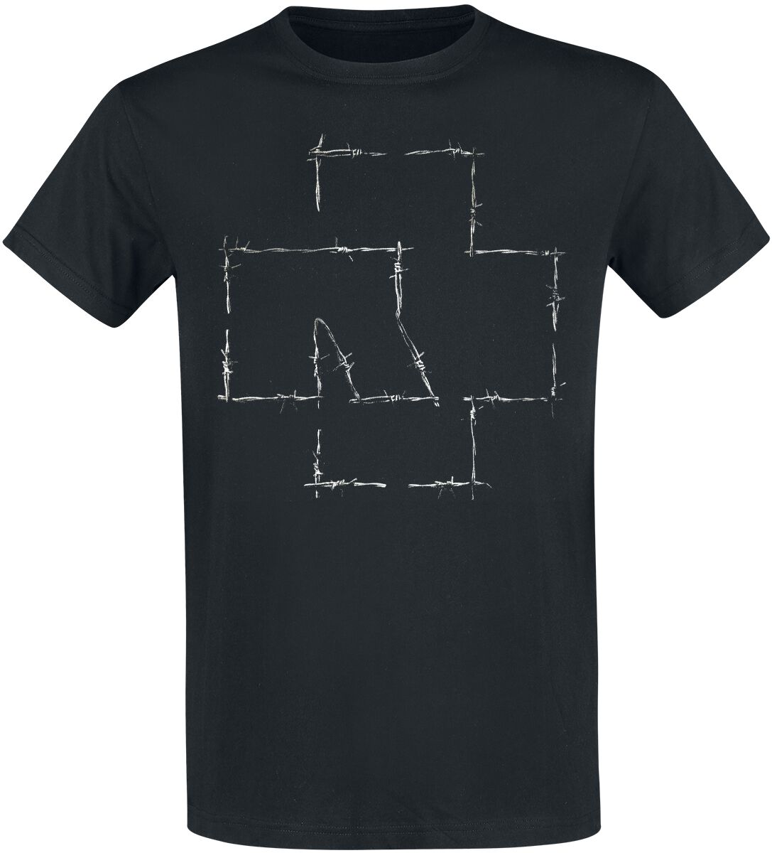 Rammstein T-Shirt - Stacheldraht - 3XL - für Männer - Größe 3XL - schwarz  - Lizenziertes Merchandise! von Rammstein