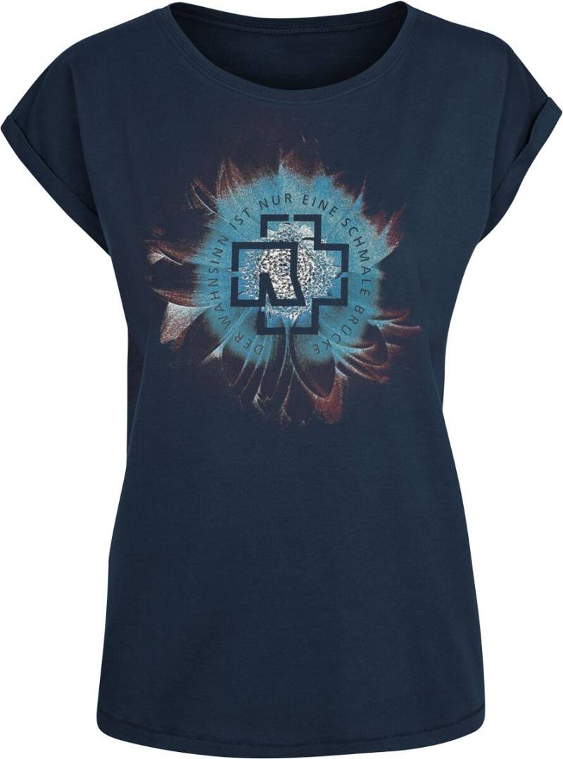 Rammstein T-Shirt - Wahnsinn - XS bis 3XL - für Damen - Größe S - navy  - Lizenziertes Merchandise! von Rammstein