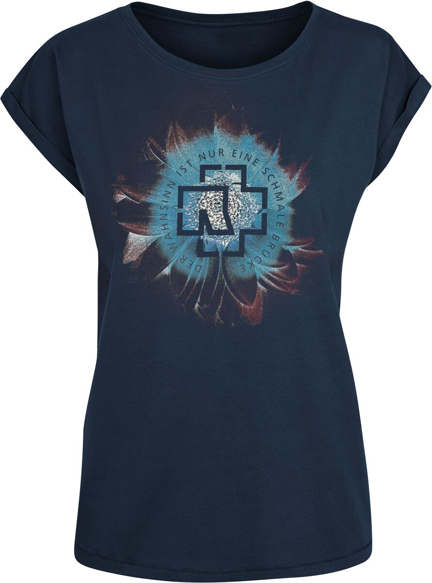 Rammstein T-Shirt - Wahnsinn - XS bis 3XL - für Damen - Größe XL - navy  - Lizenziertes Merchandise! von Rammstein