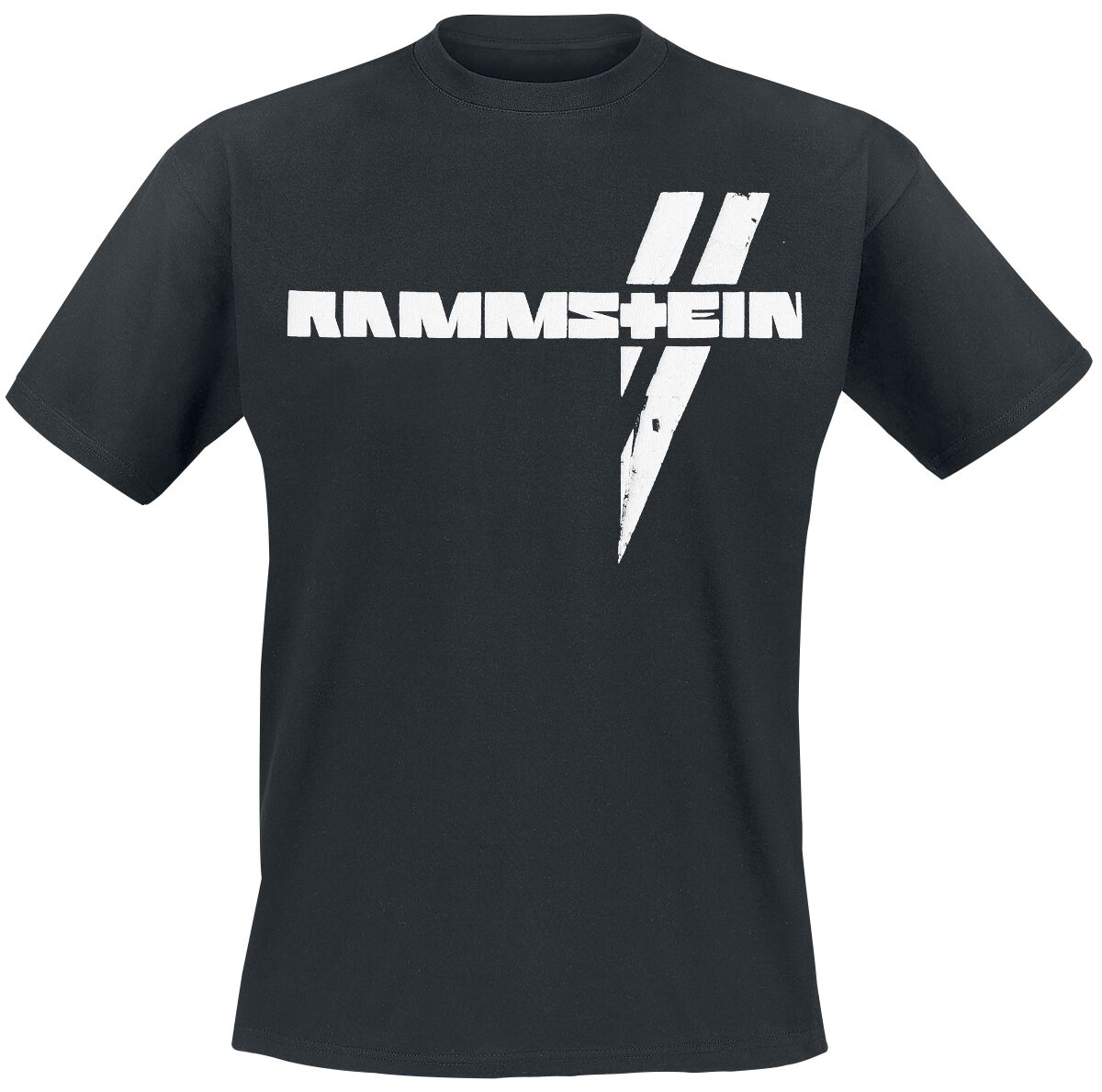 Rammstein T-Shirt - Weiße Balken - S bis 5XL - für Männer - Größe 3XL - schwarz  - Lizenziertes Merchandise! von Rammstein