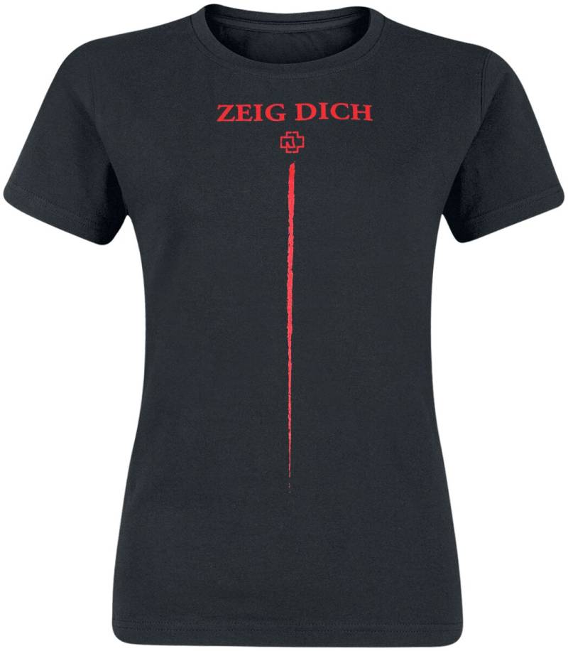 Rammstein T-Shirt - Zeig Dich - S bis XXL - für Damen - Größe XXL - schwarz  - Lizenziertes Merchandise! von Rammstein