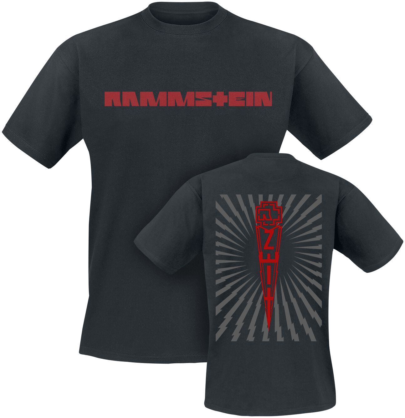 Rammstein T-Shirt - Zeit - S bis 5XL - für Männer - Größe 3XL - schwarz  - Lizenziertes Merchandise! von Rammstein